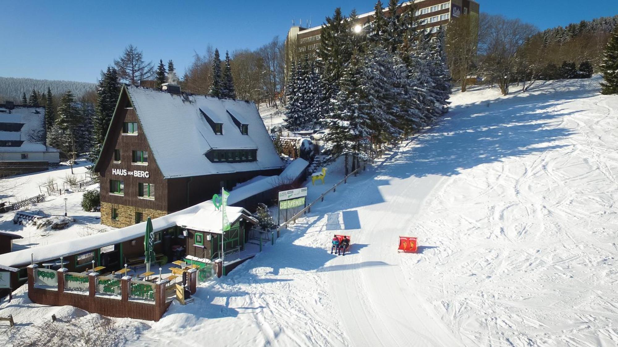 Haus Am Berg - Pension Direkt Am Skihang Oberwiesenthal Zewnętrze zdjęcie